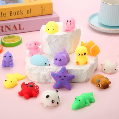 30 Pack Gel Kawaii Squishies Squeeze Toys - Animal Shape - Mantyplay