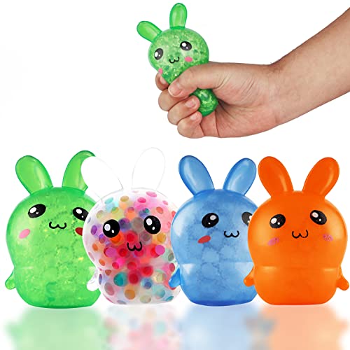 ALMHH Easter Bunny Stress Ball - Doughy Multi Squeeze Toy
