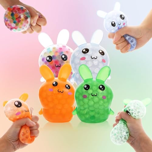 ALMHH Easter Bunny Stress Ball - Doughy Multi Squeeze Toy