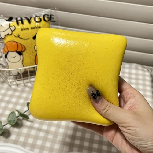 Bread Butter Squishy - Slow-Rising Shape - Buttery Yellow