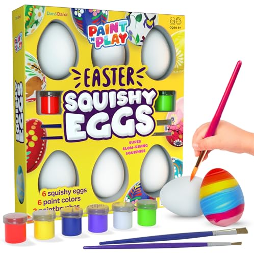 Dan&Darci Easter Egg Paint Kit - Doughy Multi Squeeze Toy