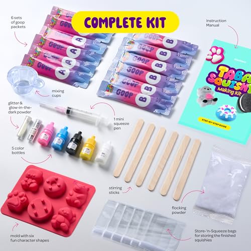Dan&Darci Taba Squishy Kit - Shaggy Multi Craft Set