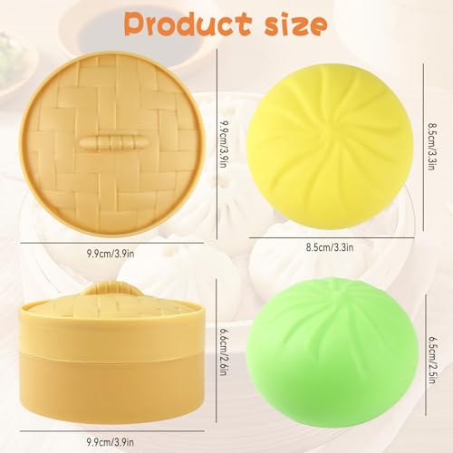 Dayingjiang Doughy Mystery Dumpling Squeeze Toy - Dumpling Shape - Assorted