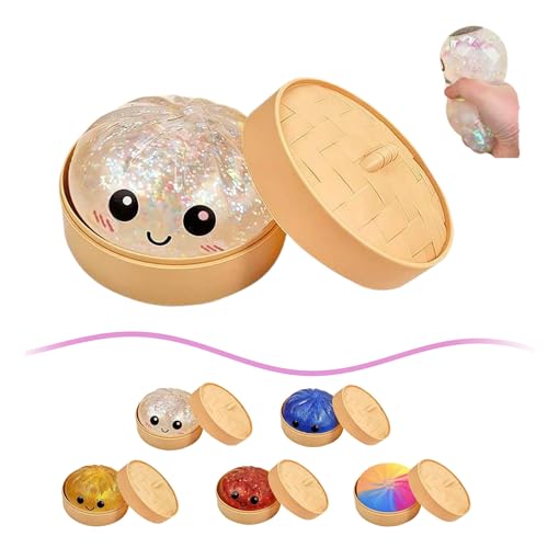 Mystery Dumpling Squishy - Bao Bun Shape - Transparent