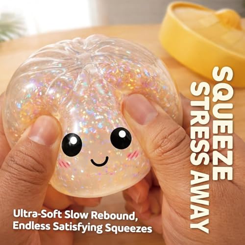 Mystery Dumpling Squishy - Bao Bun Shape - Transparent
