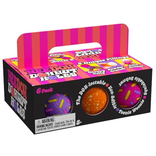 NeeDoh Dohnut Holes - Groovy Multi Squeeze Toy by Schylling