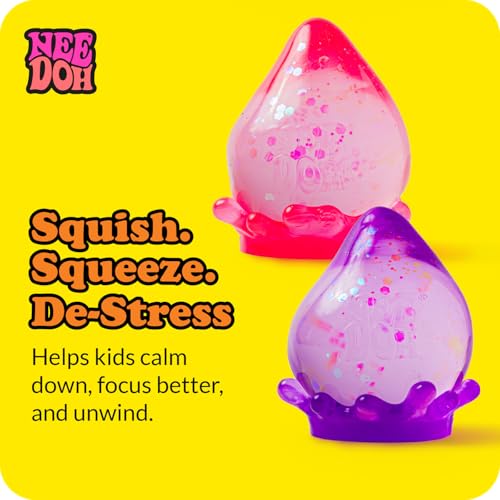 NeeDoh Dreamy Dream Drop Squeeze Toy - Drop Shape - Purple