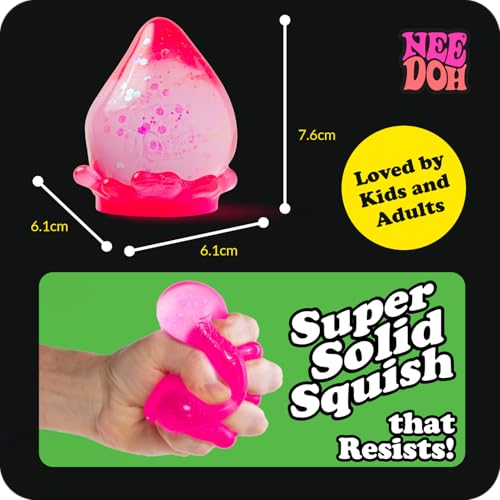 NeeDoh Dreamy Dream Drop Squeeze Toy - Drop Shape - Purple
