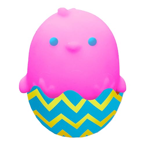 NeeDoh Groovy Chickadeedoos Squeeze Toy - Glob Shape - Multicolored