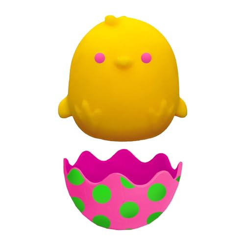 NeeDoh Groovy Chickadeedoos Squeeze Toy - Glob Shape - Multicolored