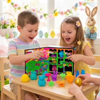 NeeDoh Groovy Easter Treasure Hunt Squeeze Toy - Glob Shape - Gold