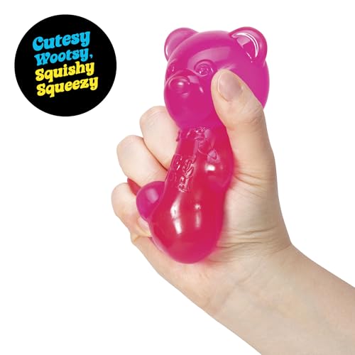 NeeDoh Groovy Gummy Bear Squeeze Toy - Bear Shape - Multi