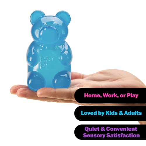 NeeDoh Groovy Gummy Bear Squeeze Toy - Bear Shape - Multi