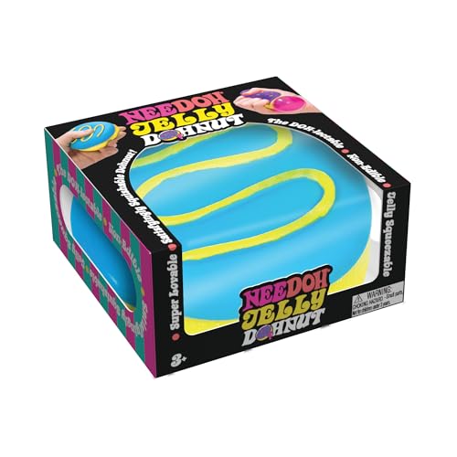NeeDoh Groovy Jelly Donut Squeeze Toy - Glob Shape - Multi
