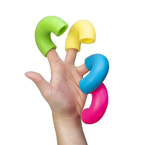 NeeDoh Groovy Mac 'N' Squeeze Squeeze Toy - Noodle Shape - Assorted