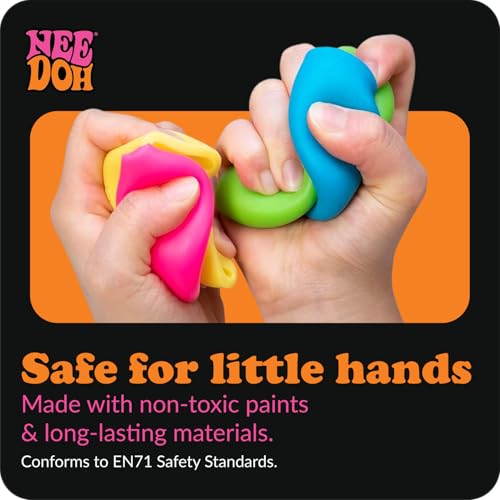 NeeDoh Groovy Mac 'N' Squeeze Squeeze Toy - Noodle Shape - Assorted