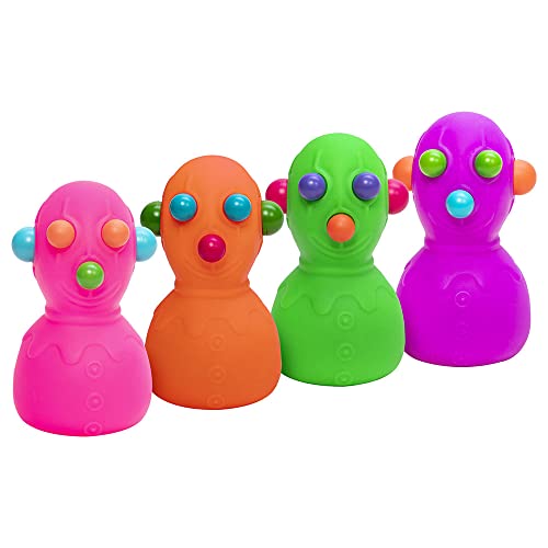 NeeDoh Groovy Panic Pete Squeeze Toy - Glob Shape - Multi
