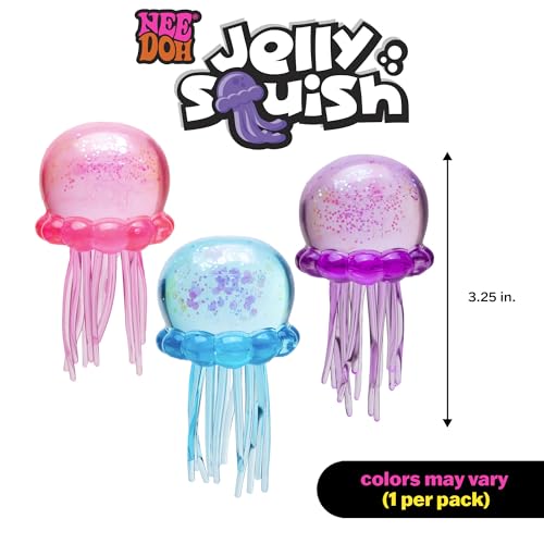 NeeDoh Jelly Squish - Groovy Multi Squeeze Toy by Schylling