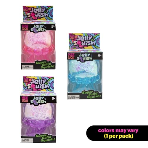 NeeDoh Jelly Squish - Groovy Multi Squeeze Toy by Schylling