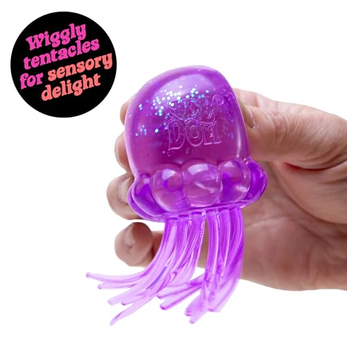 NeeDoh Jelly Squish - Groovy Multi Squeeze Toy by Schylling