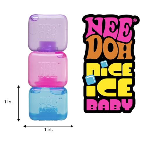 NeeDoh Nice Ice Baby - Super Solid Multi 4-Pack
