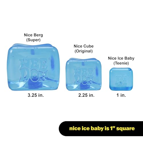 NeeDoh Nice Ice Baby - Super Solid Multi 4-Pack