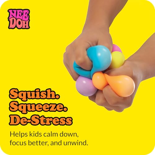 NeeDoh Rainboh Teenie - Groovy Multi Squeeze Toy by Schylling