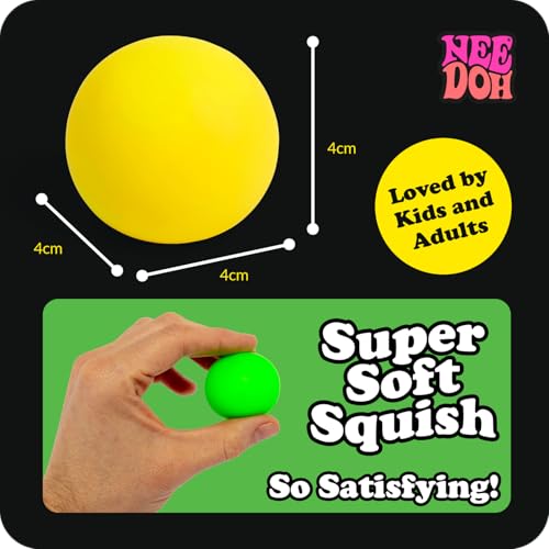 NeeDoh Rainboh Teenie - Groovy Multi Squeeze Toy by Schylling
