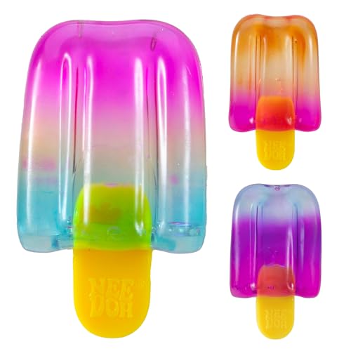 NeeDoh Schylling Nice-Sicle - Groovy Pink Squeeze Toy