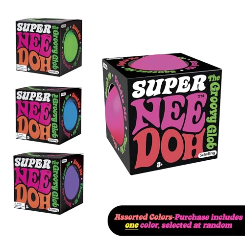 NeeDoh Super - Groovy Multi-Color Squeeze Toy