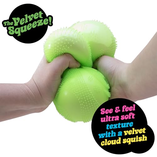 NeeDoh Super Fuzzball - Shaggy Green Squeeze Toy