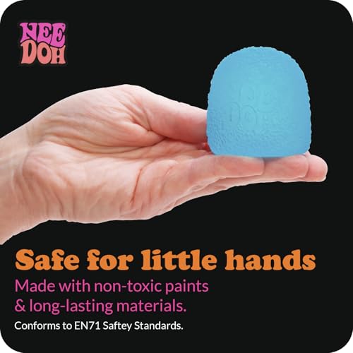 NeeDoh Super Solid Gumdrop Squeeze Toy - Gumdrop Shape - Orange