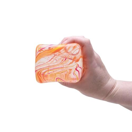 NeeDoh Super Solid Nice Berg Squeeze Toy - Cube Shape - Swirl