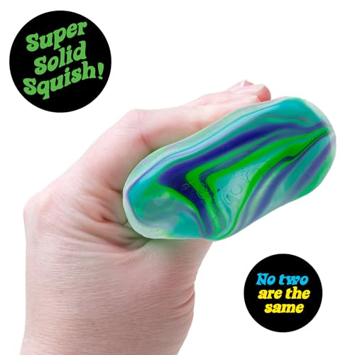 NeeDoh Super Solid Nice Cube Swirl Squeeze Toy - Blue/Green