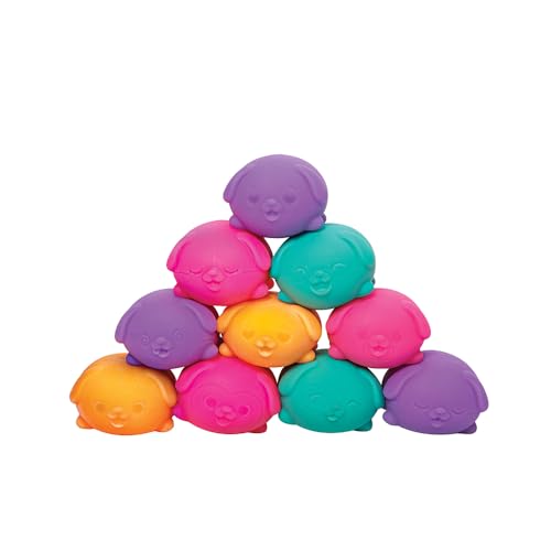 NeeDoh Teenie Funky Pups - Groovy Multi Squeeze Toy - Schylling