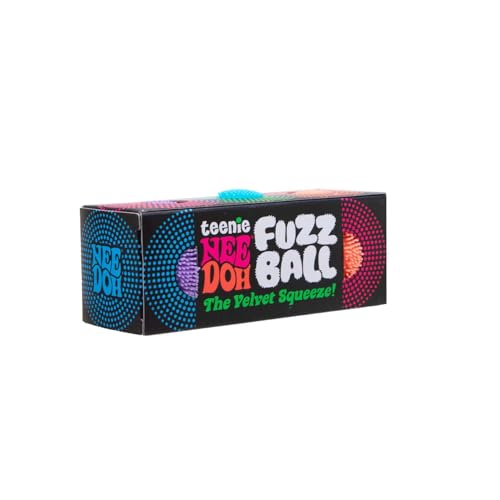 NeeDoh Teenie Fuzz Ball - Shaggy Multi Squeeze Toy by Schylling