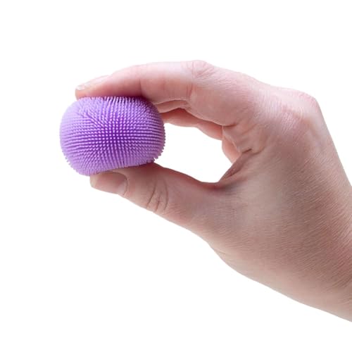 NeeDoh Teenie Fuzz Ball - Shaggy Multi Squeeze Toy by Schylling