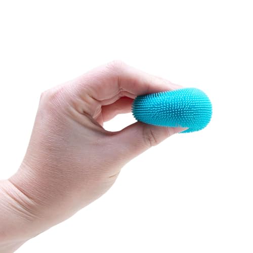 NeeDoh Teenie Fuzz Ball - Shaggy Multi Squeeze Toy by Schylling