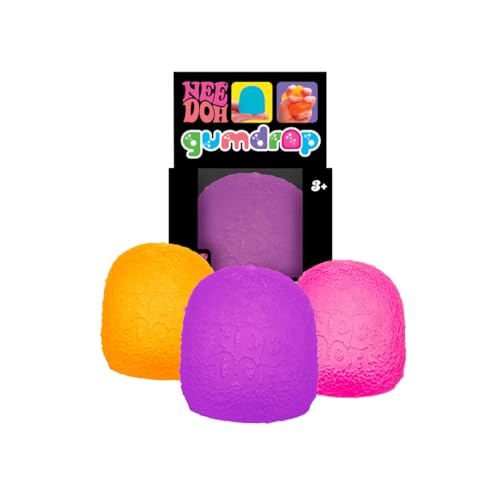 NeeDoh Textured Gumdrop Squeeze Toy - Gumdrop Shape - Multi