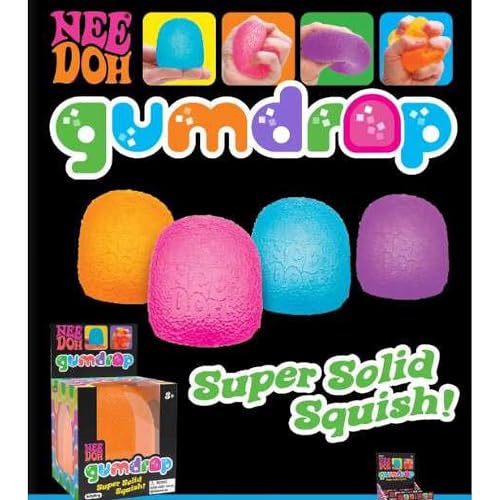 NeeDoh Textured Gumdrop Squeeze Toy - Gumdrop Shape - Multi