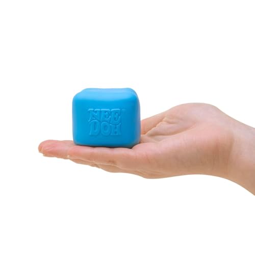 Needoh Groovy Color Change Cube Squeeze Toy - Cube Shape - Multi